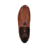 Leder Slip on cognac