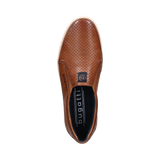 Leder Slip on cognac