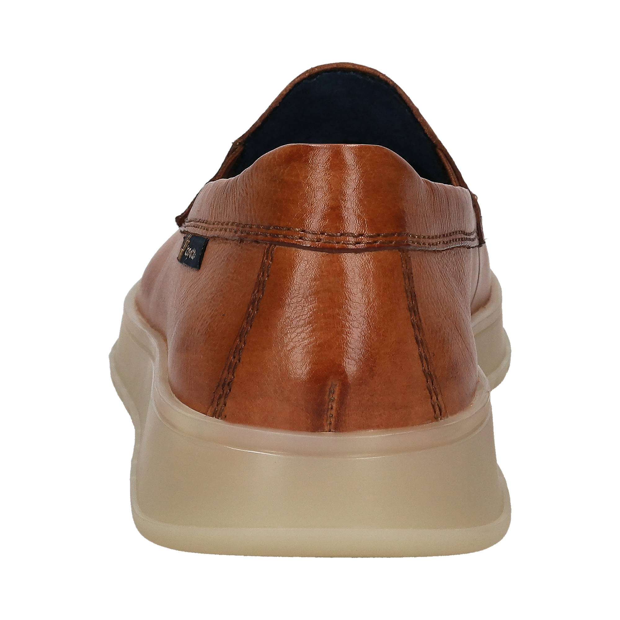 Leather Slippers cognac