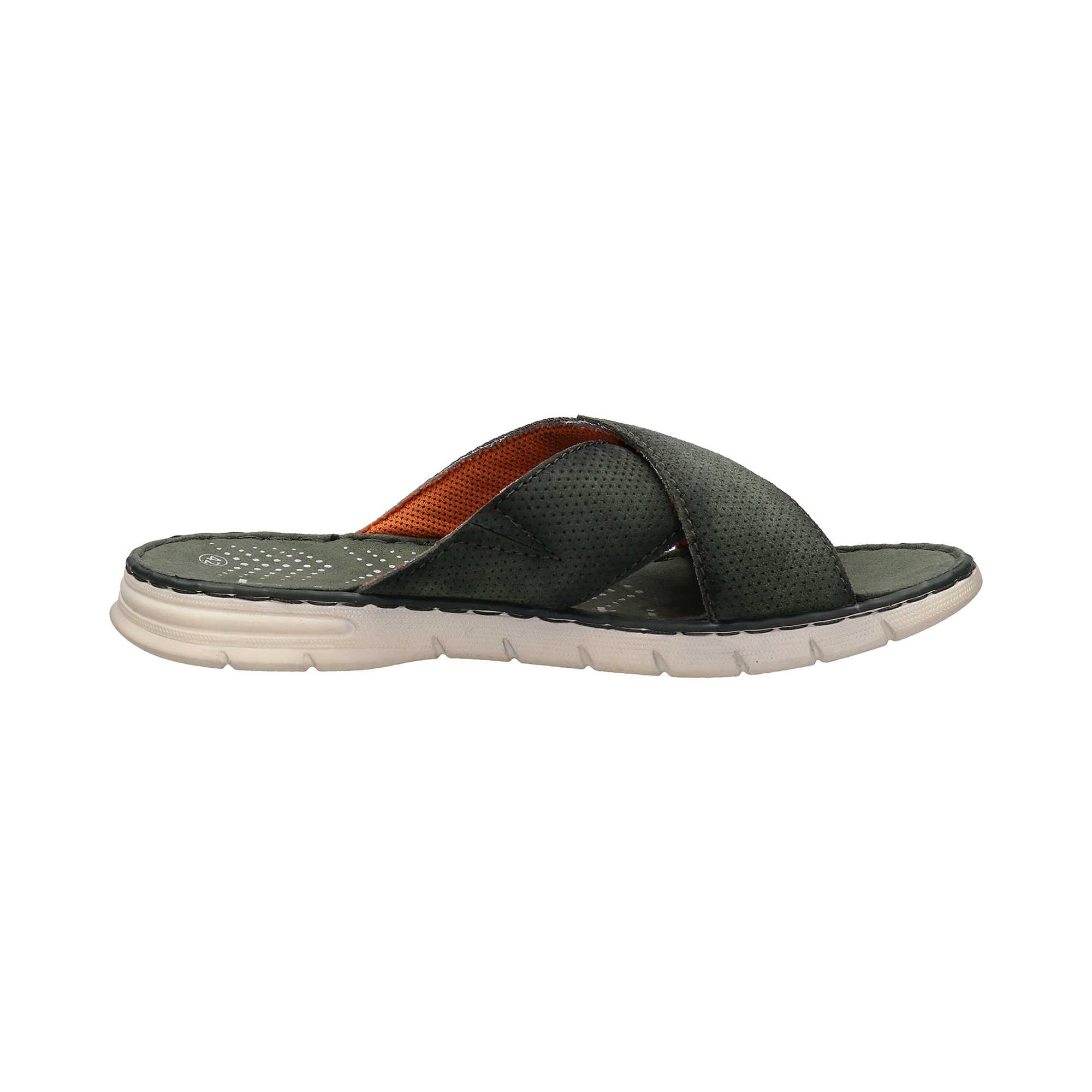 Leather Mules green