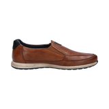 Leder Slip on cognac