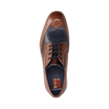 Leather Business Lace-up Cognac