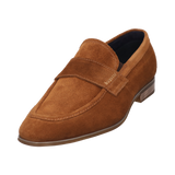 Leder Slip on cognac