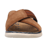 Leather Slippers Cognac