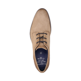 Leather Business lace-up sand