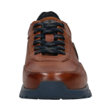 Leather sneaker cognac