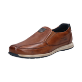 Leder Slip on cognac