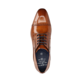 Leather Business Lace-up Cognac