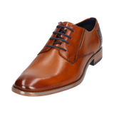 Leather Business Lace-up Cognac