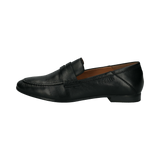 Leder Loafers schwarz