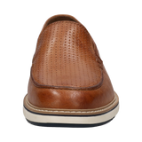 Leder Slip on cognac