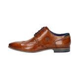 Leather Business Lace-up Cognac