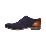 Leather Business lace-up dark blue