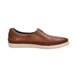 Leder Slip on cognac