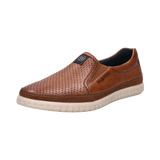 Leder Slip on cognac