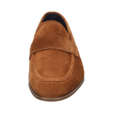 Leder Slip on cognac