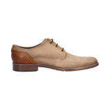 Leather Business lace-up sand