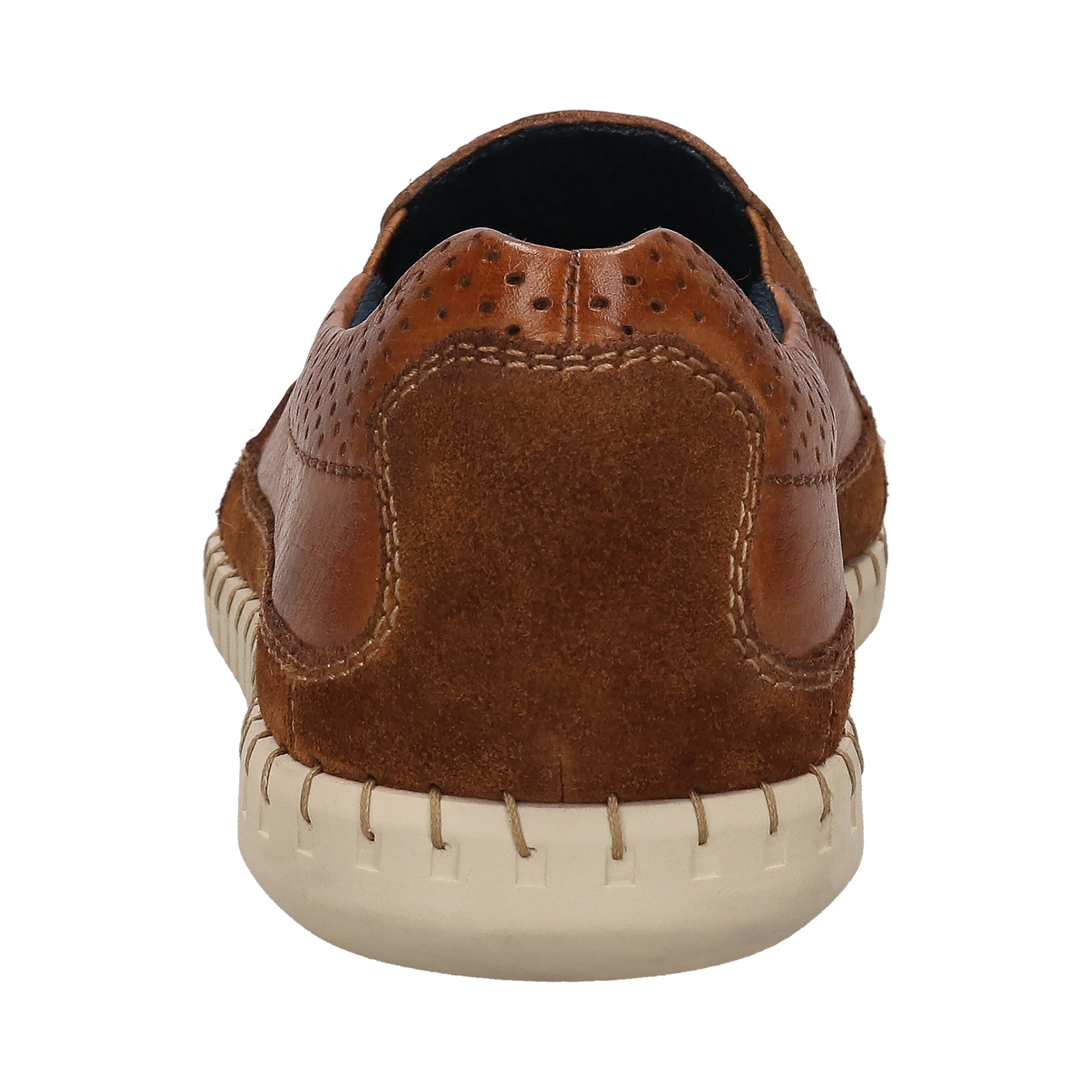 Leather Slippers cognac