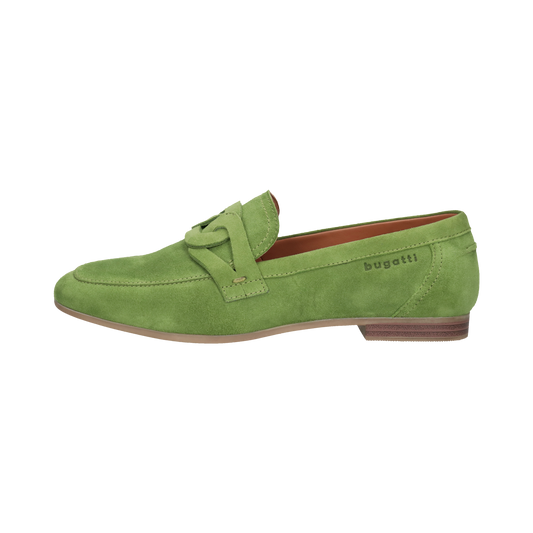 Leder Loafers grün
