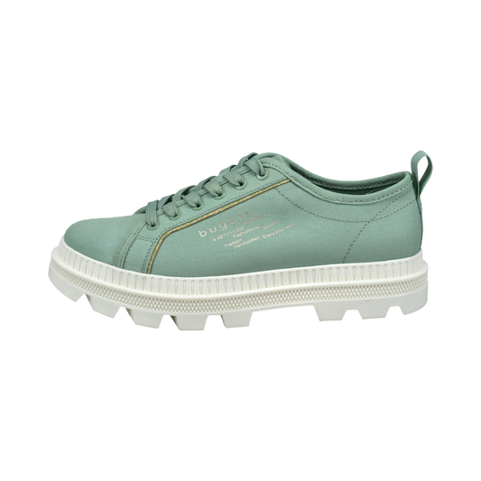 Lace-up light green