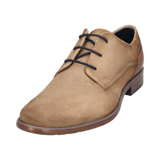 Leather Business lace-up sand