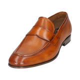 Leder Slip on cognac