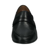 Leder Loafers schwarz