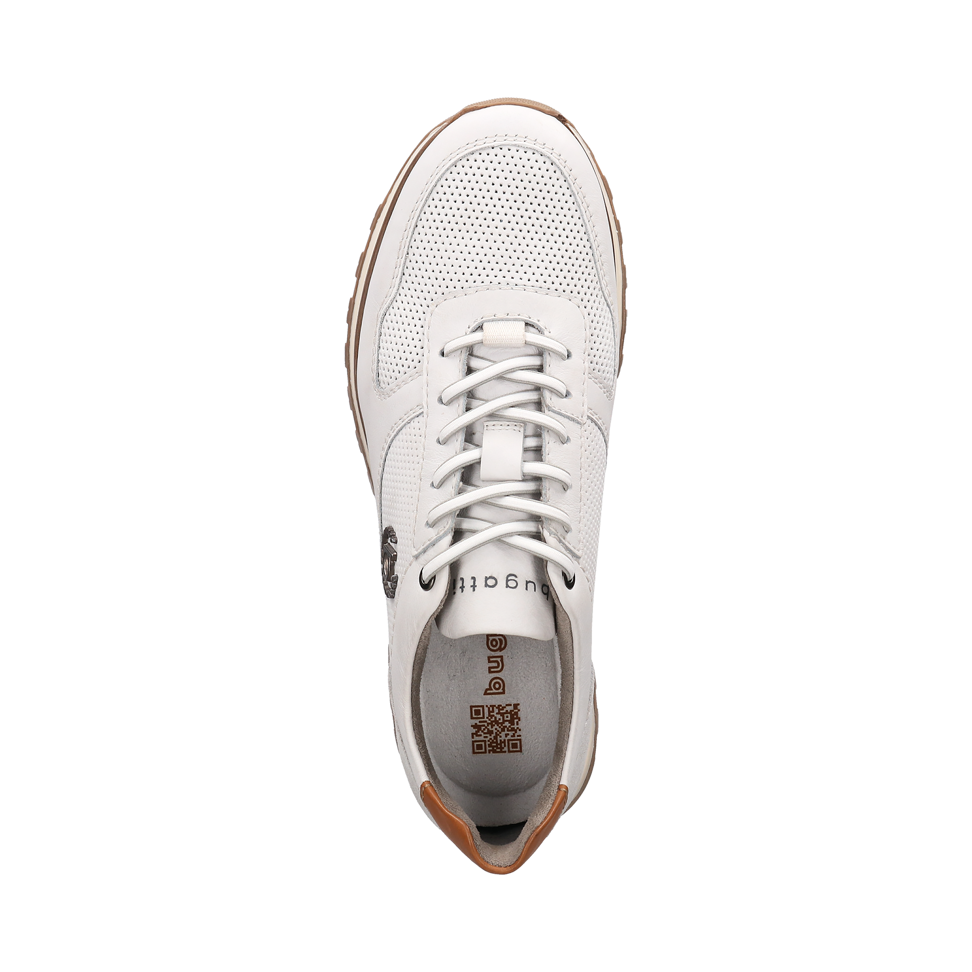 Leather sneaker white