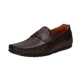 Leather moccasin brown