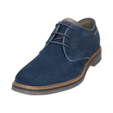 Leather Business lace-up light blue