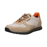 Læder sneaker sand