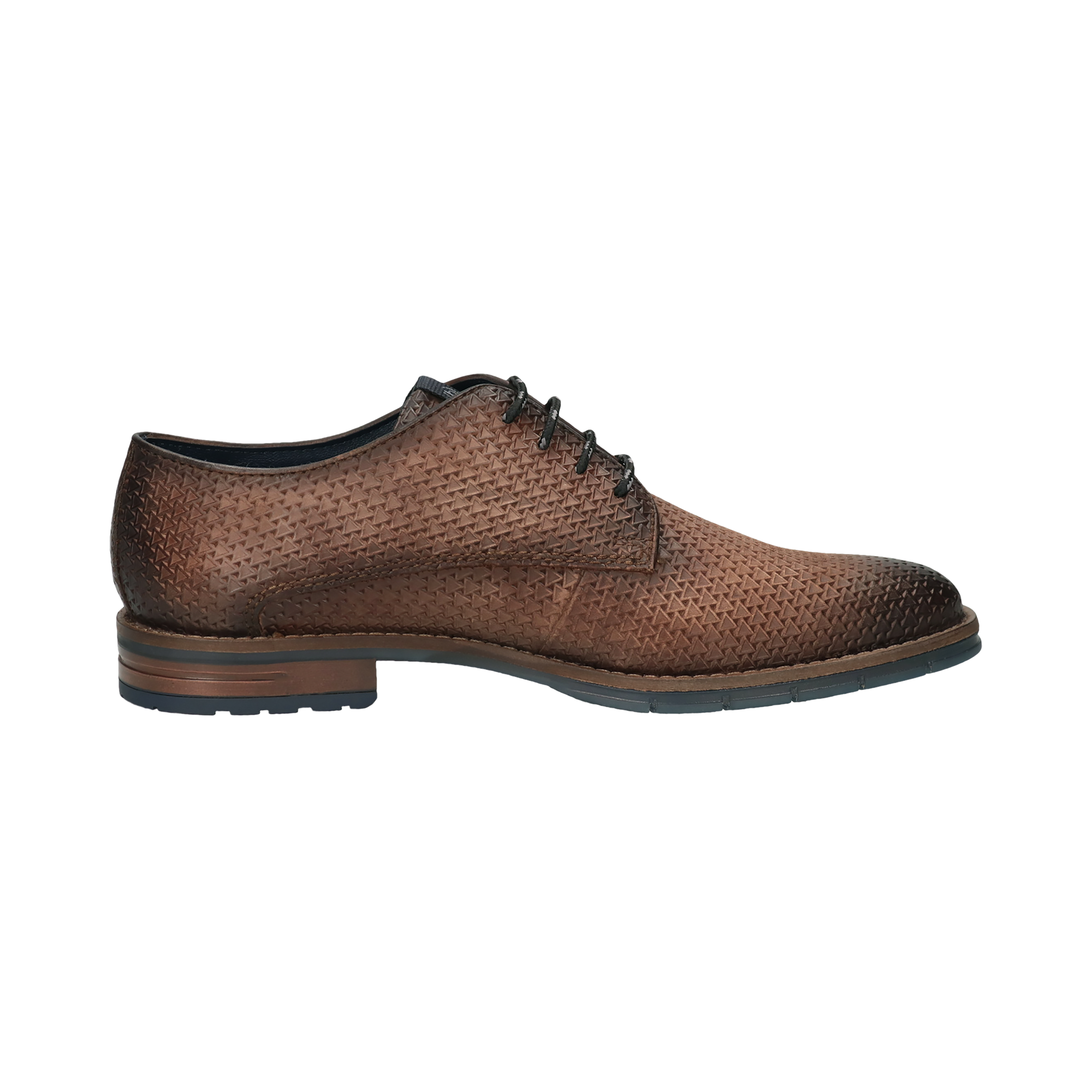 Leather lace-up brown