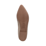 Leather loafers beige